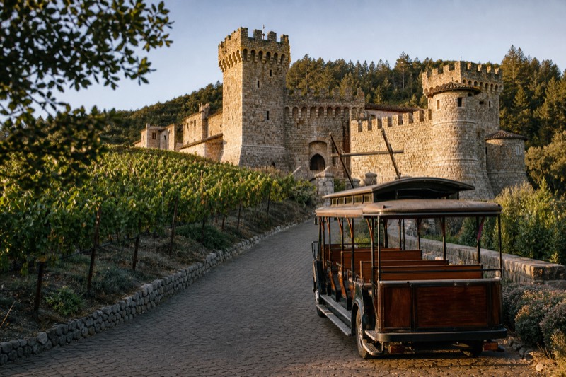 Napa Valley Wine Trolley Castle Tour